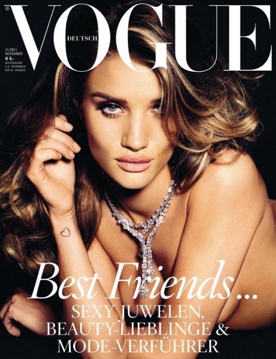 Rosie Huntington Whiteley @ Vogue Germany November 2011