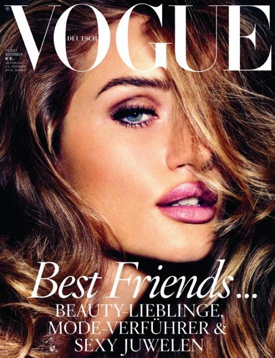 Rosie Huntington Whiteley @ Vogue Germany November 2011