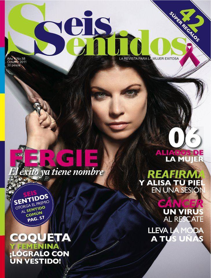 Fergie ขึ้นปกนิตยสาร Seis Sentidos!!