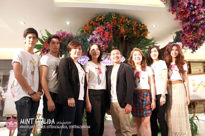 มิ้นต์-ชาลิดา งาน Central Aniversary Flower Extravaganza 2011
