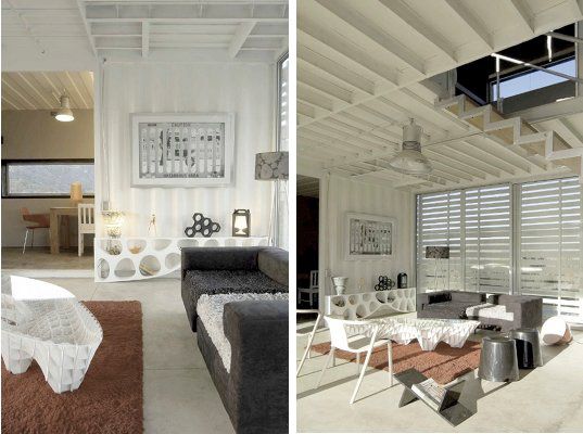 Recycled Eco House by Chilean Architects: wood pallets + shipping container