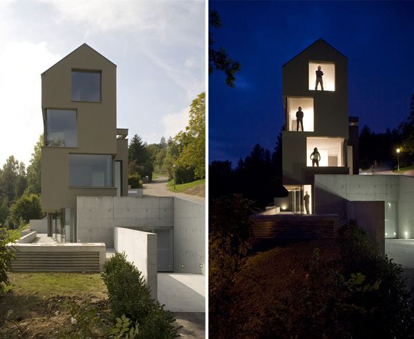 Narrow Lot House Plans &ndash; narrow and vertical in Swiss