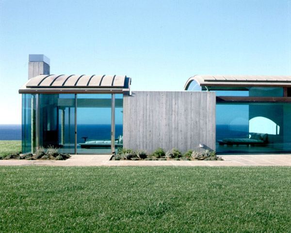 Glass House Architecture in Sunny California