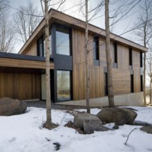 Mountain Chalet Plan in Quebec, Canada