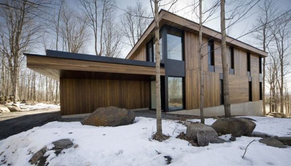 Mountain Chalet Plan in Quebec, Canada