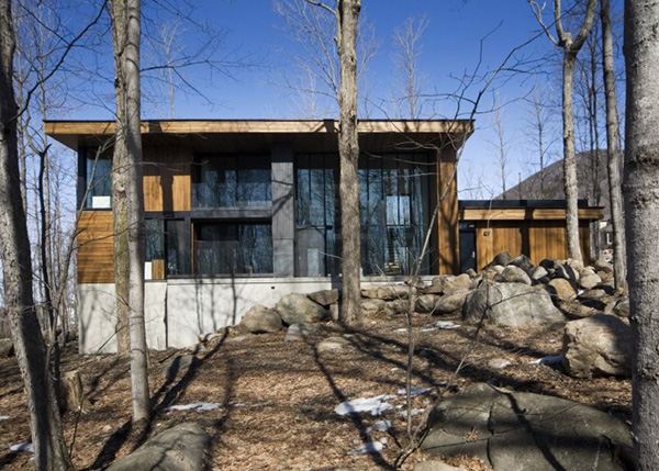 Mountain Chalet Plan in Quebec, Canada