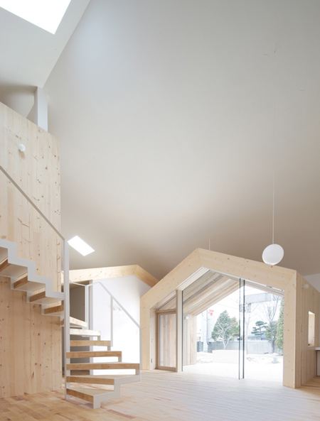 ชอบชอบชอบWooden Structure House: hang out on the roof ... inside the house