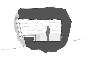 Stone House Plans &ndash; unusual cave house built by cows, sort of