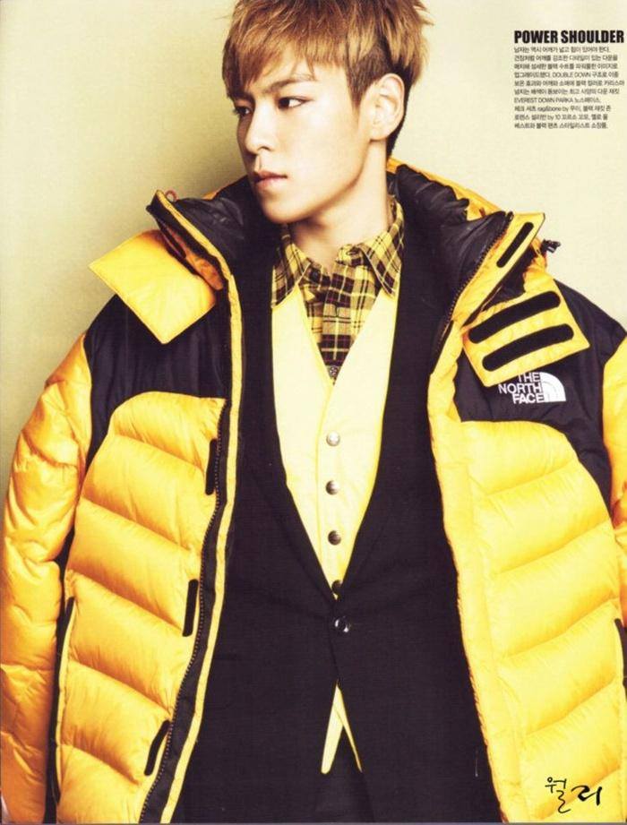TOP for The North Face @ Singles Magazine