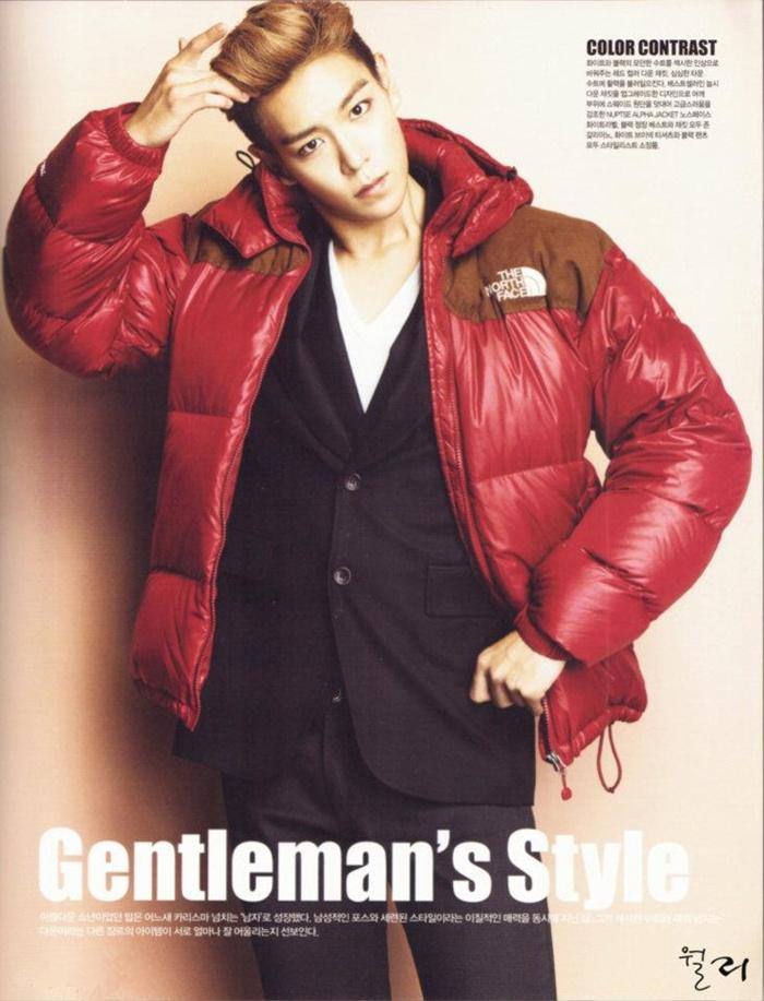 TOP for The North Face @ Singles Magazine