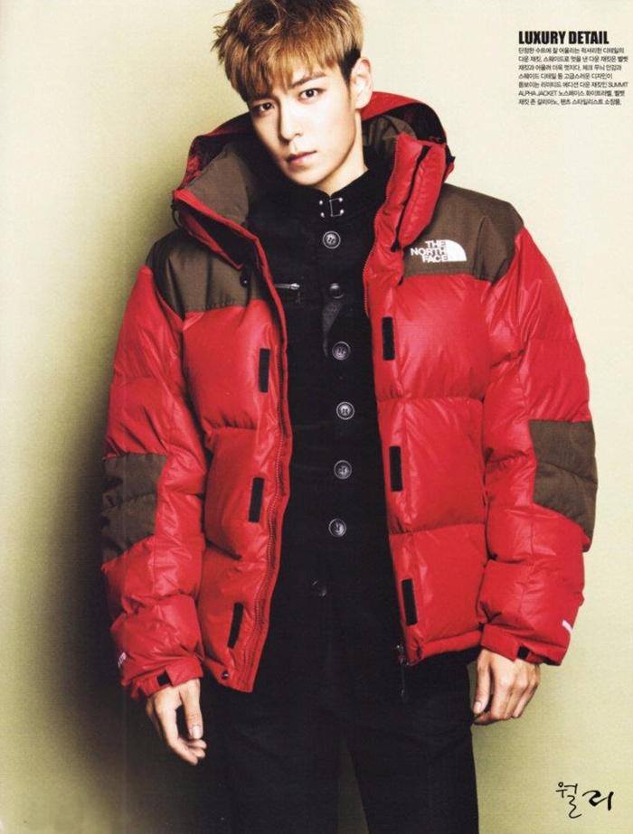 TOP for The North Face @ Singles Magazine