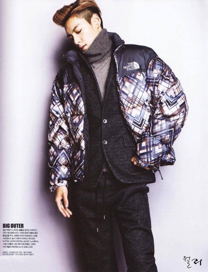 TOP for The North Face @ Singles Magazine
