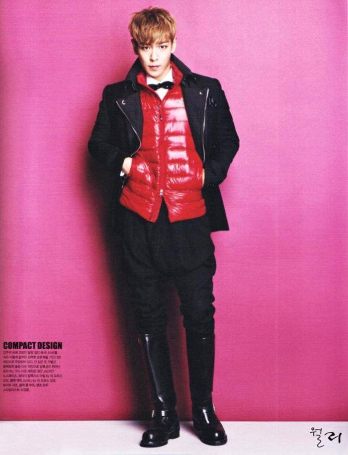 TOP for The North Face @ Singles Magazine