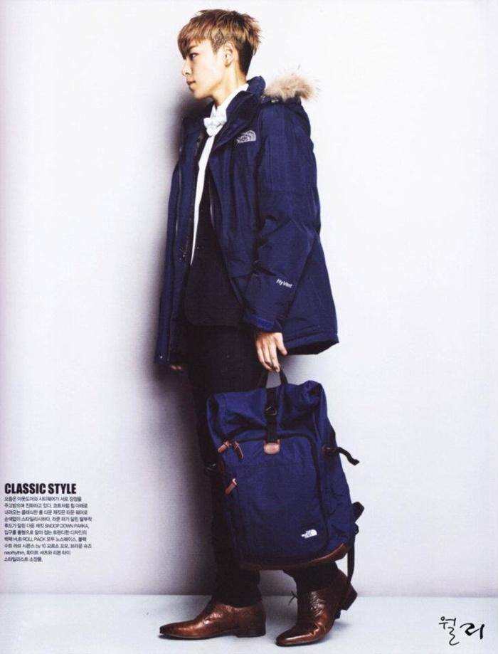 TOP for The North Face @ Singles Magazine