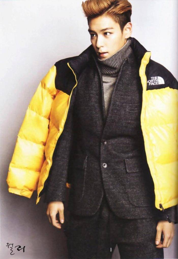 TOP for The North Face @ Singles Magazine