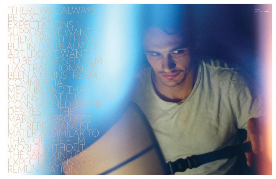 James Franco @ Flaunt Magazine Issue 117 Nov. 2011