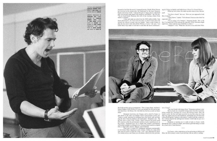 James Franco @ Flaunt Magazine Issue 117 Nov. 2011