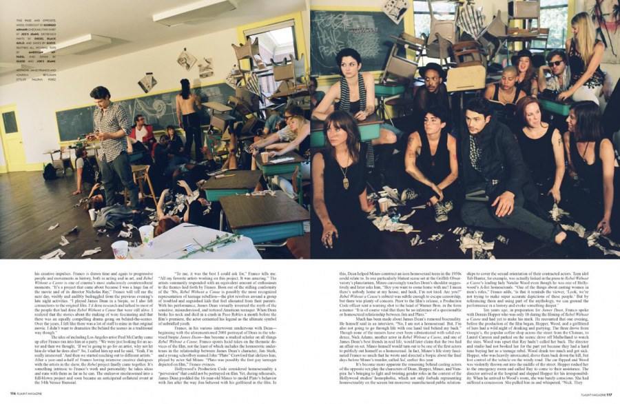 James Franco @ Flaunt Magazine Issue 117 Nov. 2011