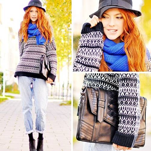 แฟชั่น แต่งตัวรับฤดูใบไม้ร่วง แบบสตรีทสไตล์