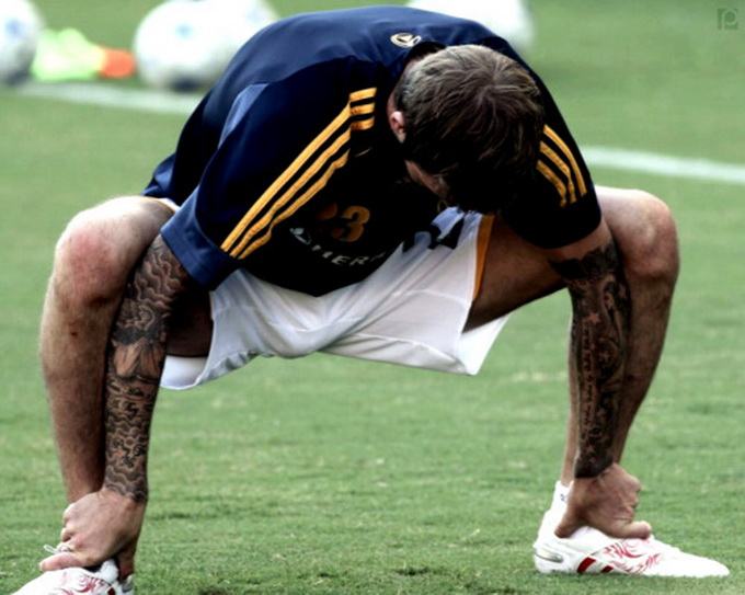 นักเตะเป้าตุงในตำนาน David Beckham ตุงตลอดๆ