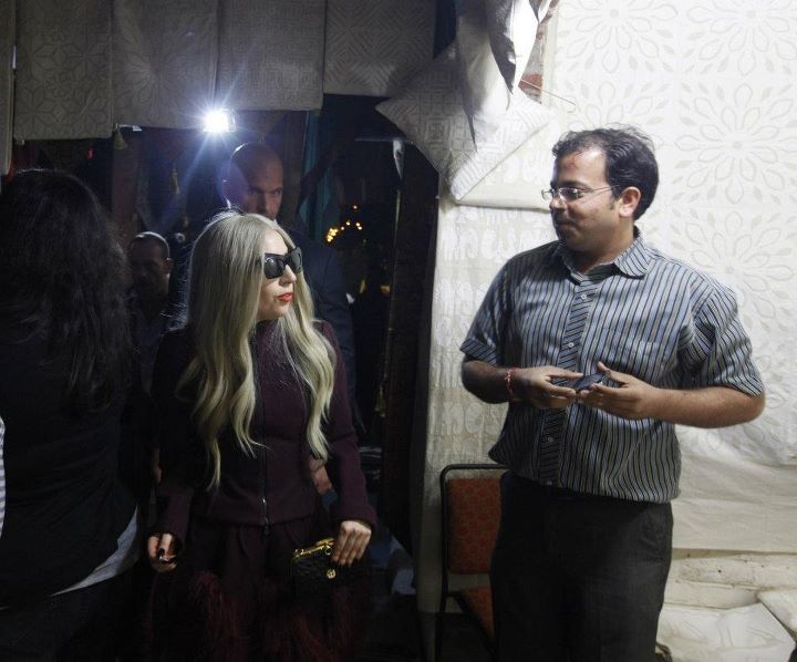 Lady Gaga 28.October.2011 Shopping in New Dehli