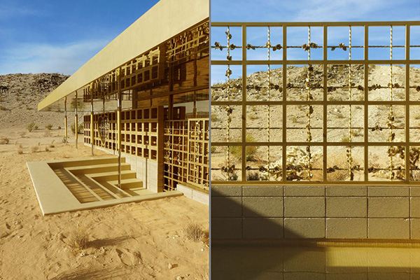 Gold Interior Design in a Golden Exterior House - amazing!