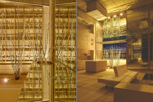 Gold Interior Design in a Golden Exterior House - amazing!