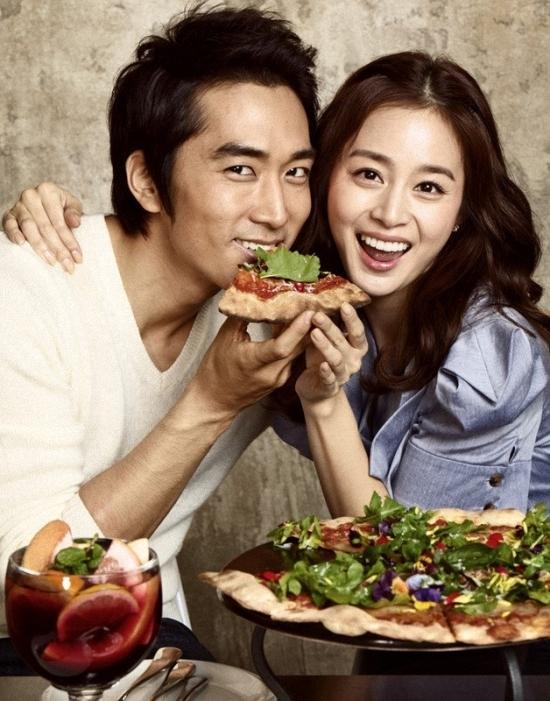 Song Seung Heon, Kim Tae Hee & Park Yu Chun’s Italian Restaurant Campaign