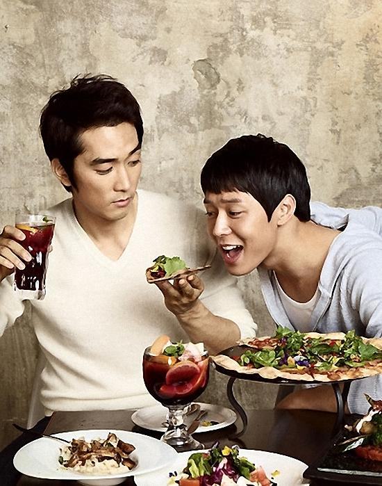 Song Seung Heon, Kim Tae Hee & Park Yu Chun’s Italian Restaurant Campaign