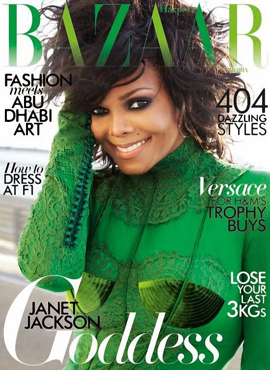 Janet Jackson @ Harpers Bazaar Arabia November 2011