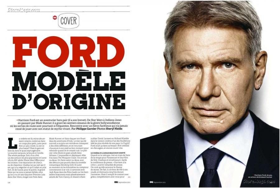 Harrison Ford @ GQ France September 2011