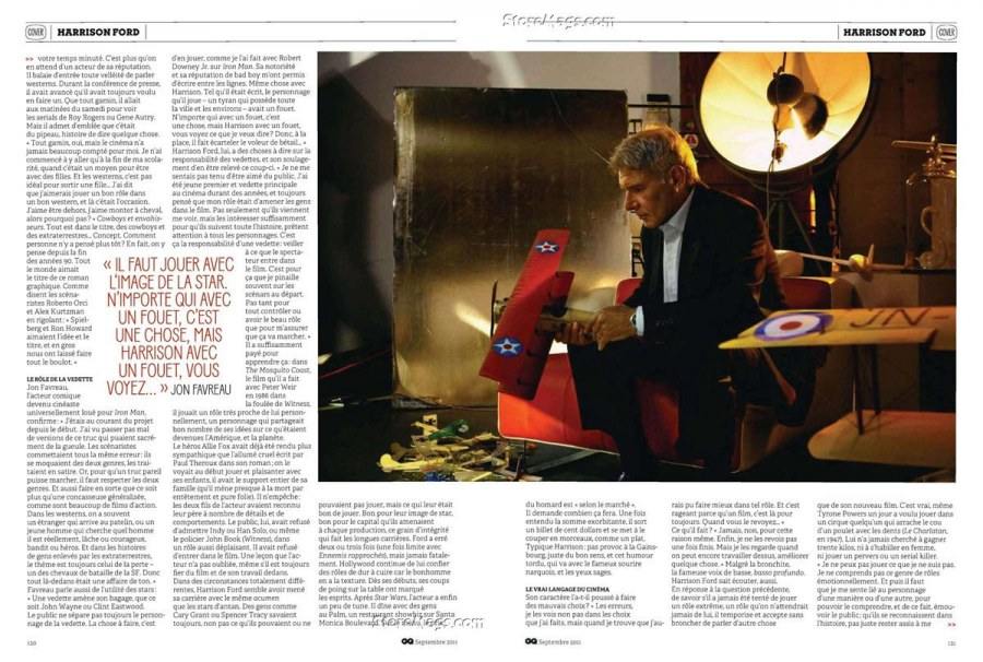 Harrison Ford @ GQ France September 2011