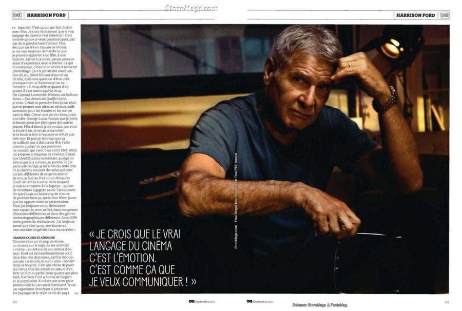 Harrison Ford @ GQ France September 2011