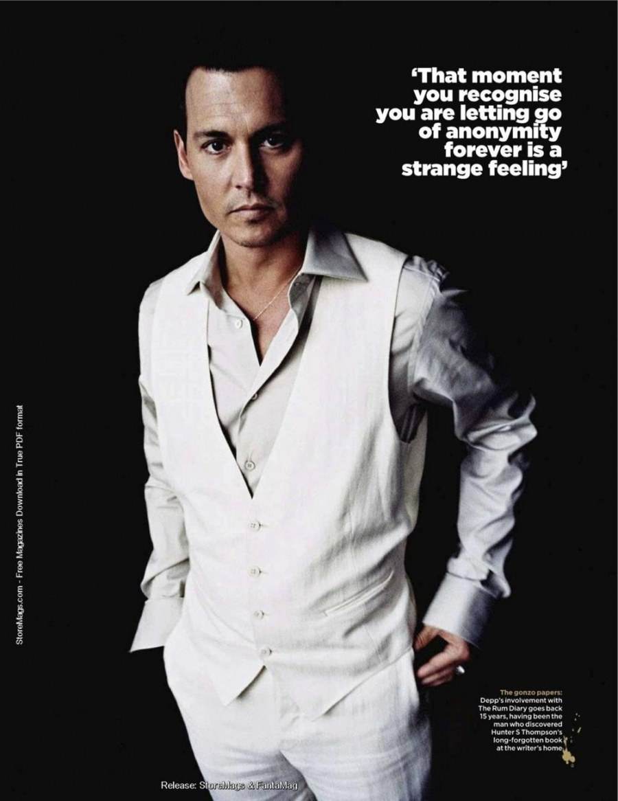 Johnny Depp @ GQ UK December 2011