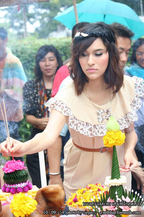 "หยาด"ในงานบวงสรวงละครเรื่องใหม่"เสน่ห์รักภูติสาว"