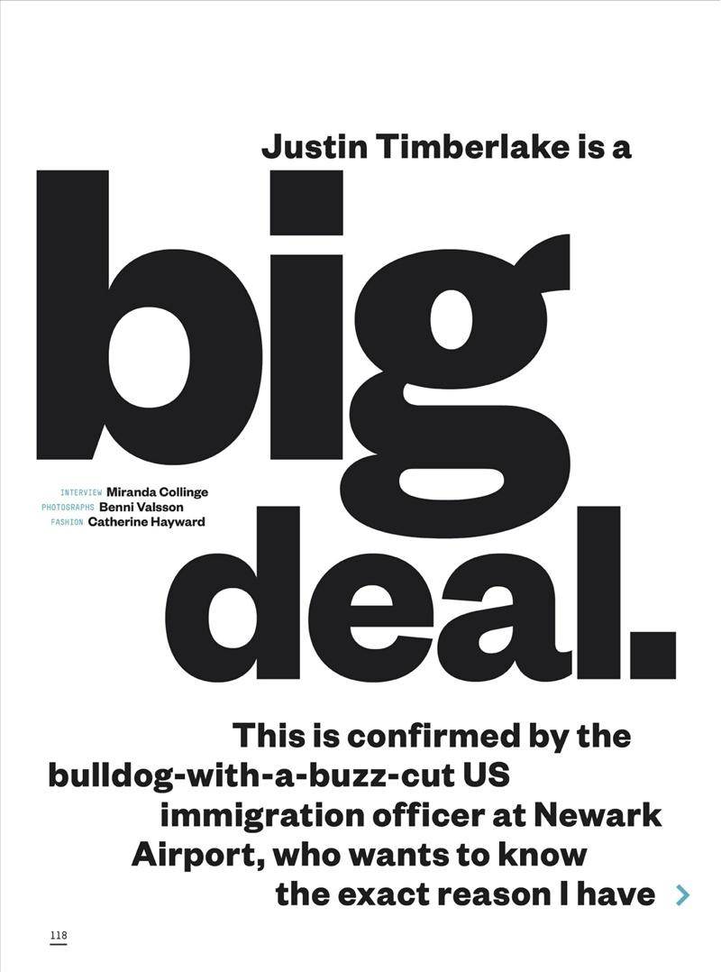 Justin Timberlake @ Esquire UK December 2011