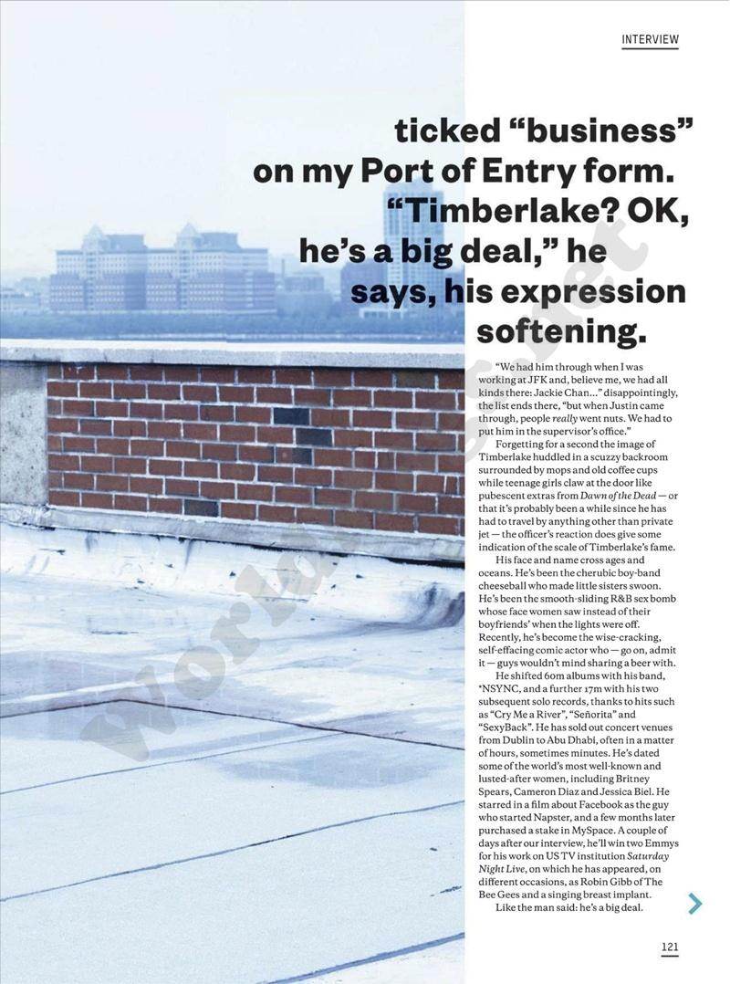 Justin Timberlake @ Esquire UK December 2011