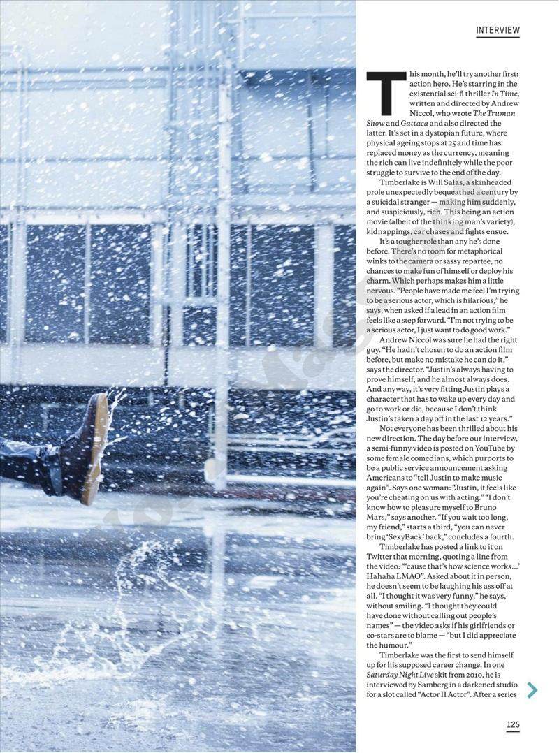 Justin Timberlake @ Esquire UK December 2011