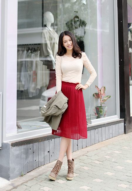 แฟชั่น สวยฮิป ด้วย กระโปรงพลีท