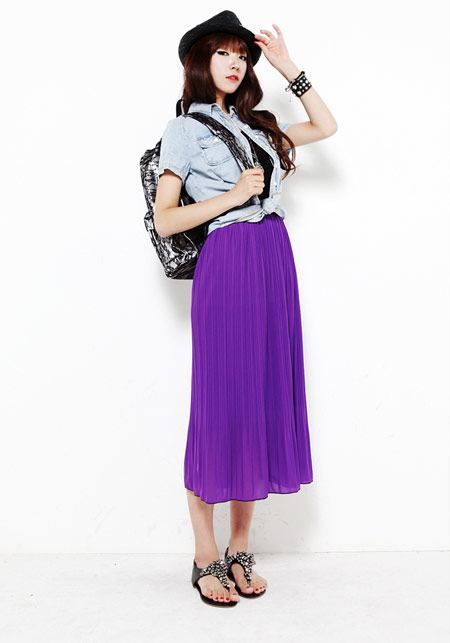 แฟชั่น สวยฮิป ด้วย กระโปรงพลีท