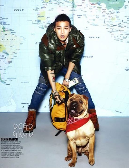 G-Dragon @ The North Face Style Book with Gaho