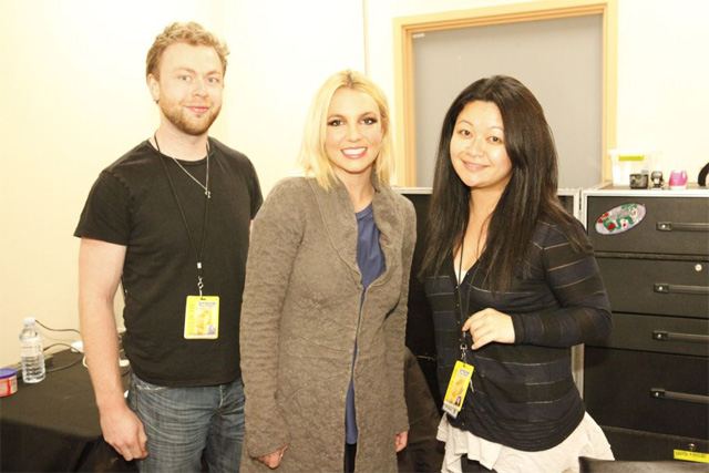Britney Spears กับทีมงานของเธอ