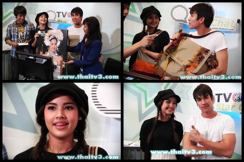 ญาญ่า & ณเดชน์ @ TV3 Star Chat เกมร้ายเกมรัก