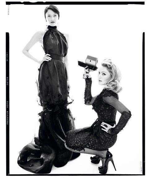 Madonna & Andrea Riseborough @ Harper’s Bazaar US December 2011