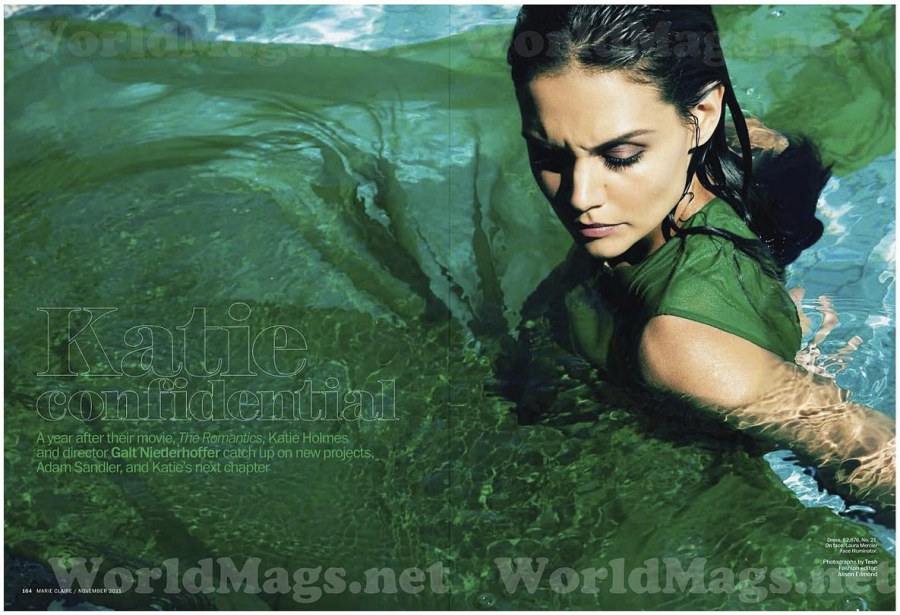 Katie Holmes @ Marie Claire US November 2011