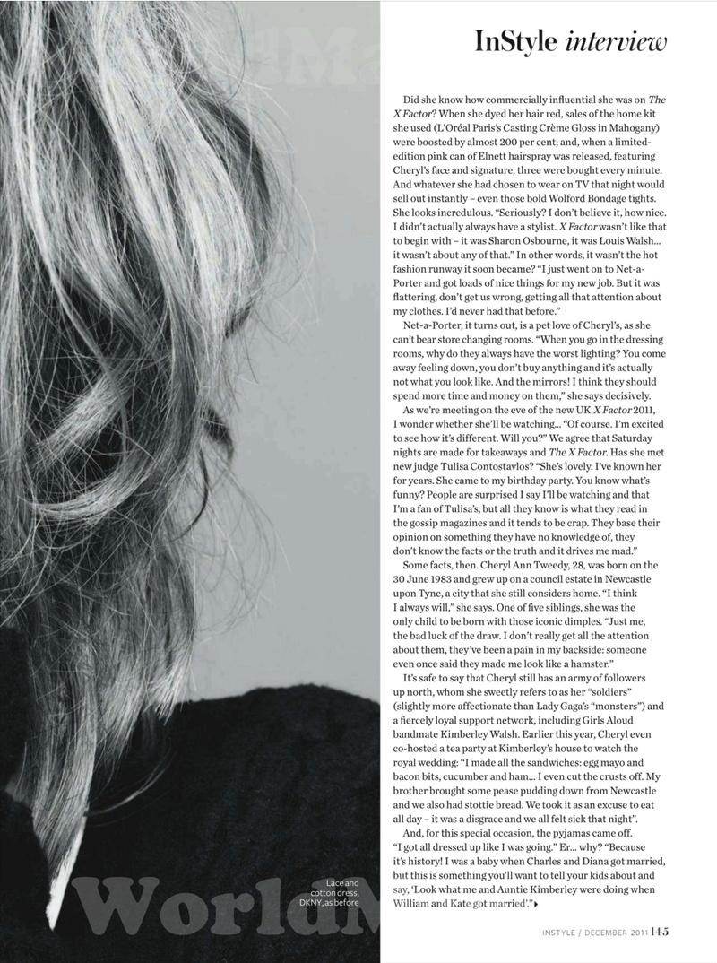 Cheryl Cole @ InStyle UK December 2011