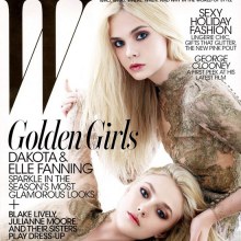 Dakota & Elle Fanning @ W Magazine December 2011