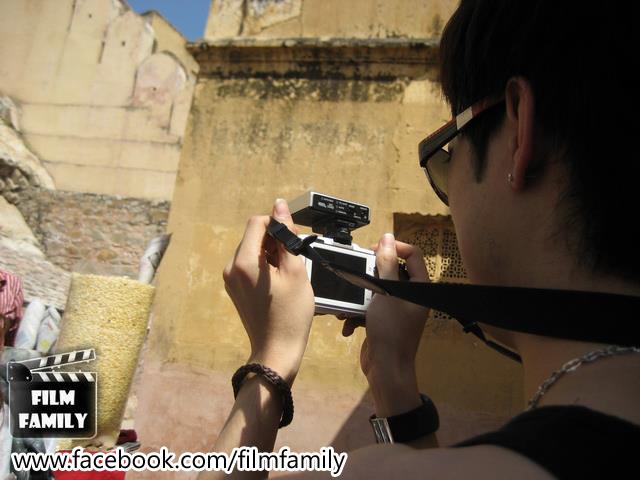 ฟิล์ม-รัฐภูมิ เบี้องหลังถ่ายแบบนิตยสาร honeymoon + travel @ อินเดีย