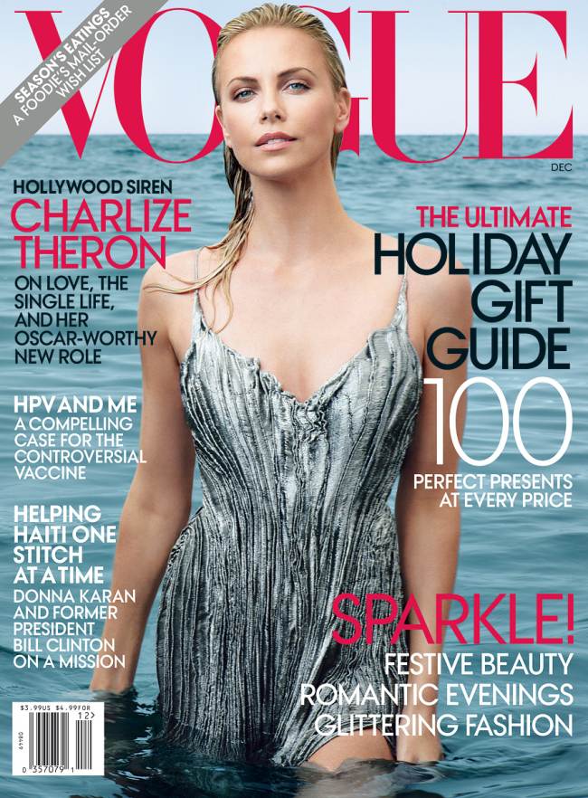 Charlize Theron @ Vogue US December 2011