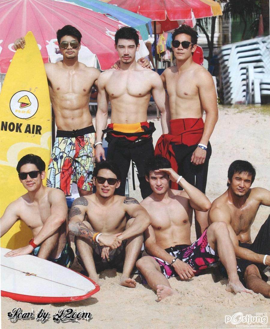 7 หนุ่มหล่อ ออนเดอะบีช @ VOLUME vol. 7 no.156 October 2011